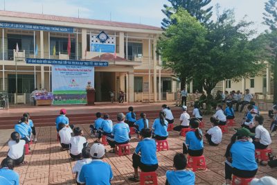 Tổ chức tuyên truyền ATGT trong nhà trường